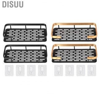 Disuu Shower Caddy  Double Layer Rectangle Shape Space Saving Shelf for Hotel