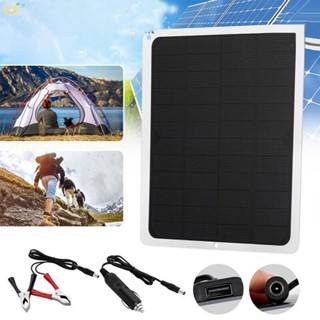 【VARSTR】Charger For Car Battery Maintenance Solar Fan Solar Panel Charger Car Mounted