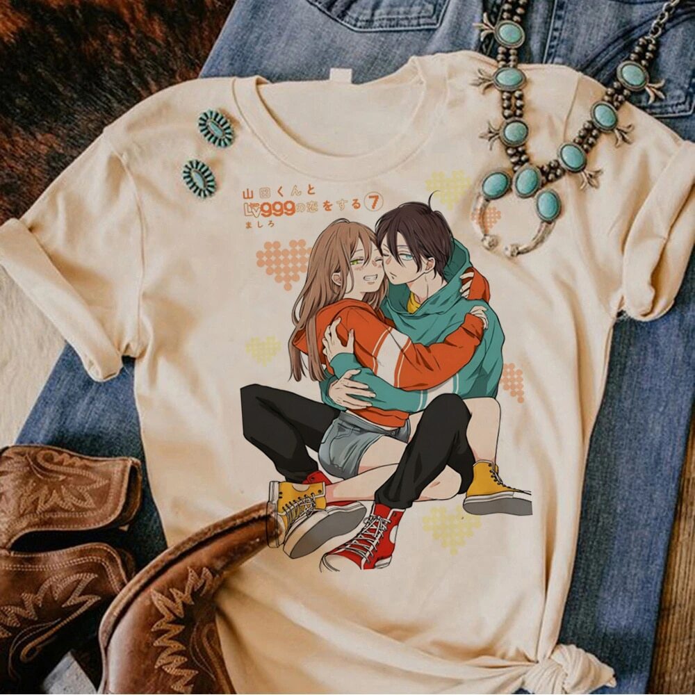 Yamada Lv999 ผู้หญิงชั้นนําเสื้อยืดการ์ตูนเสื้อผ้ามังงะสาว