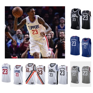 Los Angeles Clippers # 23 Louis Wilhemlms เสื้อสเวตเตอร์ของเสื้อบาสเก็ตบอล NBA Jersey