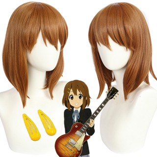 Misscoo Hirasawa Yui วิกผมสังเคราะห์ สีน้ําตาล ทนความร้อน สําหรับคอสเพลย์