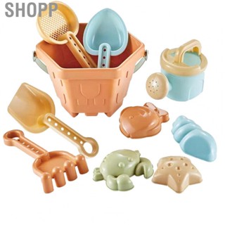 Shopp Sand Play Set  10PCS Beach Toys Compact Adorable Appearance Safe Portable for Outdoor