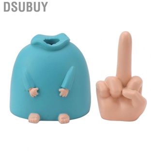 Dsubuy Resin Middle Finger Decor  Home Bright Color for Desktop