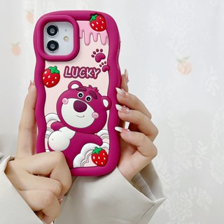 เคสโทรศัพท์มือถือ ซิลิโคน ลายการ์ตูนหมี 3D สําหรับ iPhone 14 12Pro 13promax 11 13Pro 12 12promax 13 14Pro 14promax 11