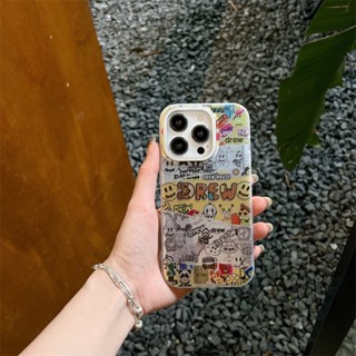 เคสโทรศัพท์มือถือ ซิลิโคน กันกระแทก ลายหน้ายิ้ม สร้างสรรค์ สําหรับ Apple Iphone 11 12 13 14 14pro 13promax 14promax 13Pro 12promax