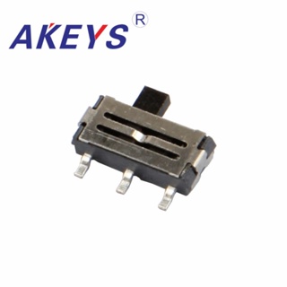 สวิตช์สไลด์ MSKT-12C03 MINI 1P2T SPDT 3 pin SMD SMT พร้อมร่อง MSK-12C03 100 ชิ้น