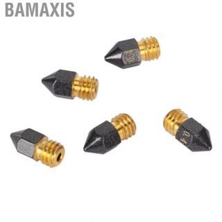 Bamaxis 3D Printer Extruder Nozzles  5Pcs 0.4mm Stable Extrusion Smoothing Wall for Replacement