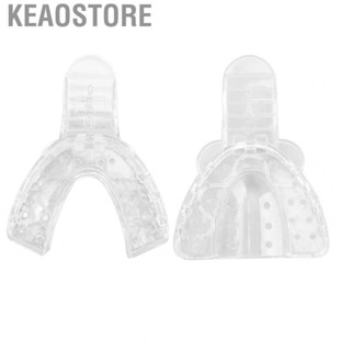 Keaostore Dental Impressions Tray Perforated Disposable  for