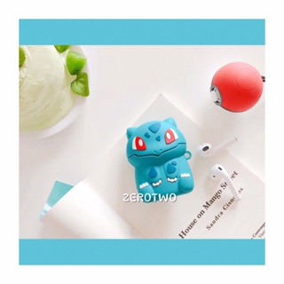 Bulbasaur เคสหูฟังบลูทูธไร้สาย ซิลิโคนนิ่ม ลายโปเกม่อน สําหรับ Apple Airpods Pro 2 Case 3 1