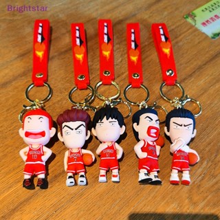 Brightstar พวงกุญแจ PVC ลายการ์ตูนอนิเมะญี่ปุ่น Slam Dunk Sakuragi Hanamichi 1 ชิ้น