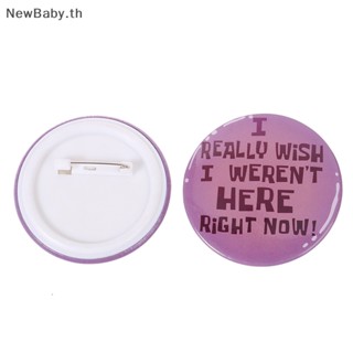 Newbaby เข็มกลัด ลายการ์ตูนสพันจ์บ็อบ สําหรับตกแต่งกระเป๋าเป้สะพายหลัง แจ็กเก็ตยีน