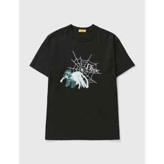 พร้อมส่ง เสื้อยืดแขนสั้น ผ้าฝ้ายแท้ พิมพ์ลายสเก็ตบอร์ด DIME PERFECT TEE Spider