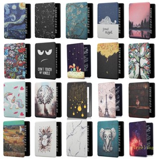 Treeling เคสเครื่องอ่าน E-Reader หนัง PU พร้อมสายคล้องมือ สําหรับ Kinde Paperwhite 5 2021