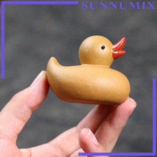 [Sunnimix] รูปปั้นเป็ดจิ๋ว สําหรับตกแต่งบ้าน ห้องนั่งเล่น ทางเข้า ตู้กับข้าว