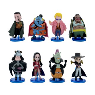 ตุ๊กตา One Piece Q version Qiwuhai Jinping Hawkeye Basoromi Xiong Mingge แฮนด์เมด สําหรับผู้หญิง 8 ชิ้น