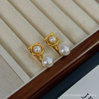 [0715]SDY French Style Personalized Design Large and Small Double Pearl Earrings Elegant Fashion Soft Temperament Earrings All-Matching New Earrings Sweet Cool Style Y2K