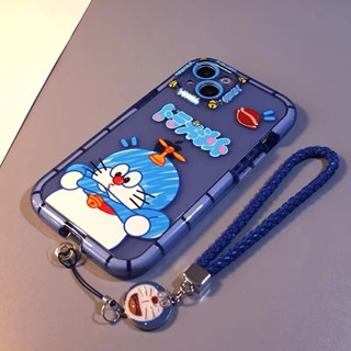 เคสโทรศัพท์มือถือ แบบนิ่ม ลายการ์ตูนโดราเอมอน เรืองแสง สําหรับ iPhone 13 11 12 11pro 14promax