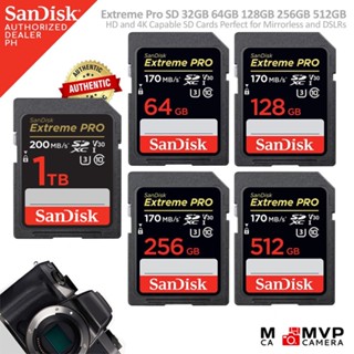 การ์ดหน่วยความจํา SD 32GB SDHC 64GB 128GB 256GB 512GB 1TB SDXC Class10 C10 USH-1 รองรับกล้องติดรถยนต์ DV SLR