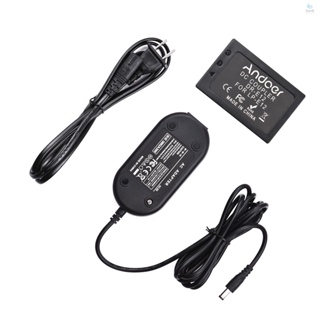 Andoer DR-E12 Dummy Battery AC Power Adapter Camera Power Supply with Power Plug Replacement for  EOS M100 M M2 M10 M50