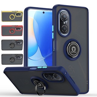 สําหรับ Huawei Nova 9 SE ใส เคลือบด้าน เคสแหวน ขาตั้ง กันกระแทก เคส