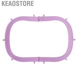 Keaostore Rubber Dam Frame Reusable Support Purple Curved Sheets for Dental Surgery Clinic