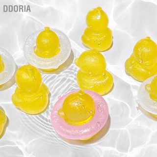 DDORIA Ice Cube Mould Safe ไม่มีกลิ่นนำกลับมาใช้ใหม่ได้ง่ายทำความสะอาดถาด เป็ดที่มีประสิทธิภาพสำหรับเครื่องดื่มเย็น