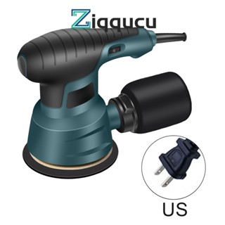 Ziqqucu เครื่องขัดกระดาษทรายไฟฟ้า 5000-12000 RPM ความเร็ว 6 ระดับ พร้อมถุงเก็บฝุ่น สําหรับขัดงานไม้