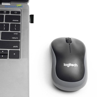 [ElectronicMall01.th] Logitech M185 เมาส์ออปติคอลเล่นเกมไร้สาย 2.4 GHz 1000DPI 3 ปุ่ม