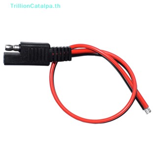 Trillioncatalpa SAE สายเคเบิลต่อขยาย 18AWG 30 ซม. 2 Pin พร้อมสายเคเบิลเชื่อมต่อ SAE TH