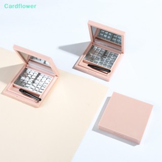 &lt;Cardflower&gt; พาเลทอายแชโดว์เปล่า 4/6 ช่อง พร้อมกระจก และแปรง สําหรับคอนซีลเลอร์ ลิป บลัชออน แป้งฝุ่น ลดราคา