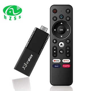 Xs97 สมาร์ททีวีสติ๊ก 2 + 16GB แอนดรอยด์ 10.0 ชุดกล่องรับสัญญาณ A53 TV Dongle