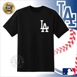 ขายดี Fanatics เสื้อยืดคอกลม แขนสั้น ผ้าฝ้าย พิมพ์ลายทีมเบสบอล LA Dodgers สําหรับผู้ชาย 792153