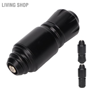 Living Shop ชุดเครื่องสักปากกา RCA 1500mAh ตลับไร้สาย 3-12V ปรับได้ จอแสดงผล LED ทรงพลัง ชุดเครื่องจ่ายไฟสัก