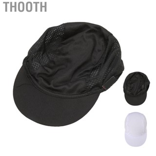 Thooth Running Mesh Hat Sunshading Sweat Absorption Breathable Portable for Outdoor Sports