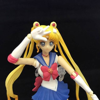 โมเดลฟิกเกอร์ Ellen Sailor Moon Tsukino Usagi ข้อต่อขยับได้ ของเล่นสําหรับเด็ก เก็บสะสม