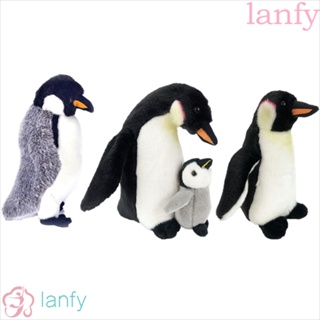 Lanfy ของเล่นตุ๊กตาเพนกวินจําลอง 24 ซม. สําหรับเด็ก