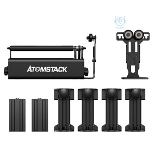 [mjia] Atomstack R3 PRO ลูกกลิ้ง ทรงกระบอก 360 องศา° แกนแกะสลัก 8 มุม เส้นผ่าศูนย์กลาง ขนาดเล็ก 4 มม. ปรับได้