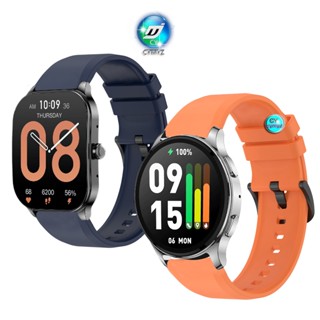 สาย Amazfit Pop 3S 3R สาย สายนาฬิกาสายซิลิโคน Amazfit Pop 3S 3R สายรัด สายรัดข้อมือกีฬา สายรัด huami Amazfit Pop 3S 3R สาย สายรัด