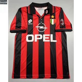 (bozi) เสื้อบอล ย้อนยุค เอซี มิลาน เหย้า 1996 Retro AC Milan Home เรโทร คลาสสิค 1996-97