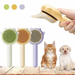 Self-Cleaning Grooming Brush,  Studio Pet Hair Cleaner Brush