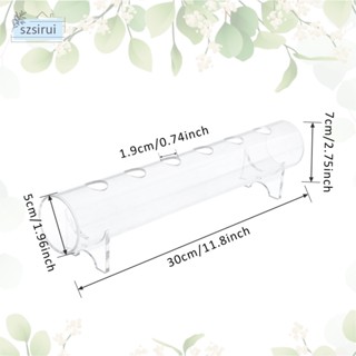 [szsirui] แจกันดอกไม้อะคริลิคใส สําหรับชั้นวางหนังสือ ห้องนอน