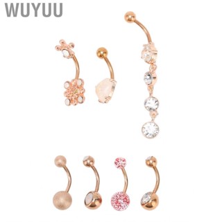 Wuyuu Belly Button Rings Navel Stainless Steel  for Party