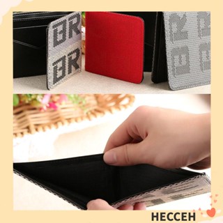 Hecceh กระเป๋าสตางค์หนัง มัลติฟังก์ชั่น คลิปเงิน สําหรับผู้ชาย เจ้าสาว