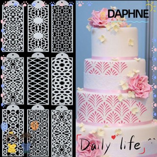 ♫Daphne♫ แม่พิมพ์ลายฉลุ ฉลุลายลูกไม้ แบบกลวง สําหรับตกแต่งเค้ก งานฝีมือ DIY