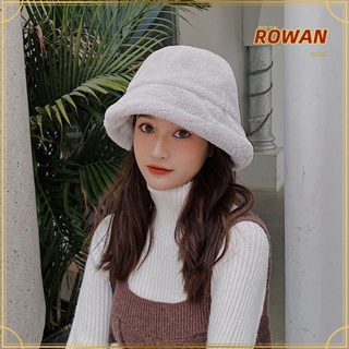 Rowans หมวกชาวประมง ผ้ากํามะหยี่ขนนิ่ม ลําลอง ป้องกันหู อบอุ่น