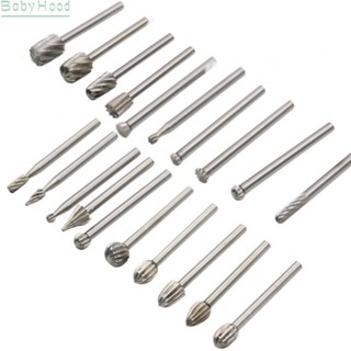 【Big Discounts】20pcs Wood Drill Bit Nozzles Stainless Steel Wood Carving Tools Set Woodworking#BBHOOD