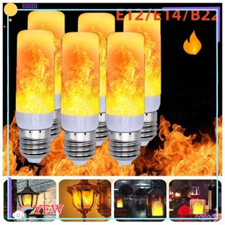 Yew ใหม่ หลอดไฟ Led E12 E14 B22 สําหรับเผาไหม้เปลวไฟ ในสวน