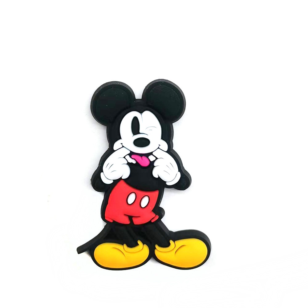 มิกกี้ตลก Jibbitz ชุดตัวติดรองเท้าเซต ตัวติดรองเท้ามีรู จิ๊บบิท Charms ตกแต่งน่ารัก