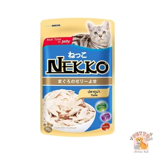 Nekko เน็กโกะ [ยกโหล 12 ซอง] อาหารเปียกแมว ครบสูตร ขนาด 70g