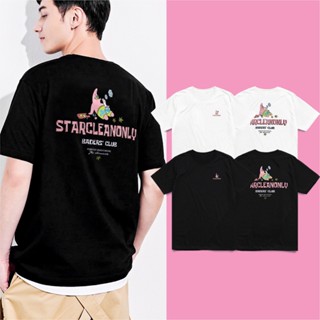 แฟชั่น Just Say Bad ® เสื้อยืดลาย รุ่น Starfish สีดำ สีขาว (ลิขสิทธิ์แท้) เสื้อยืดผู้ชาย ผู้หญิง  เสื้อยืด